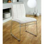 KONA I DINING SETS 5PC (TABLE + 4 SIDE CHAIRS WHITE) 